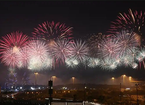 平利县焰火晚会